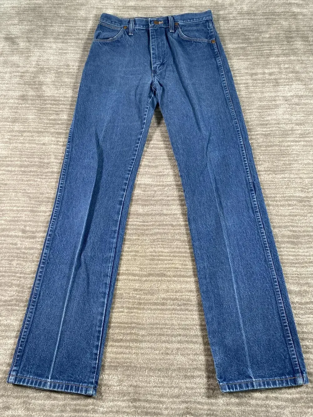 Wrangler Jeans Mens 31x33 Blue Denim Cowboy Cut Straight Leg 13MWZ Made USA